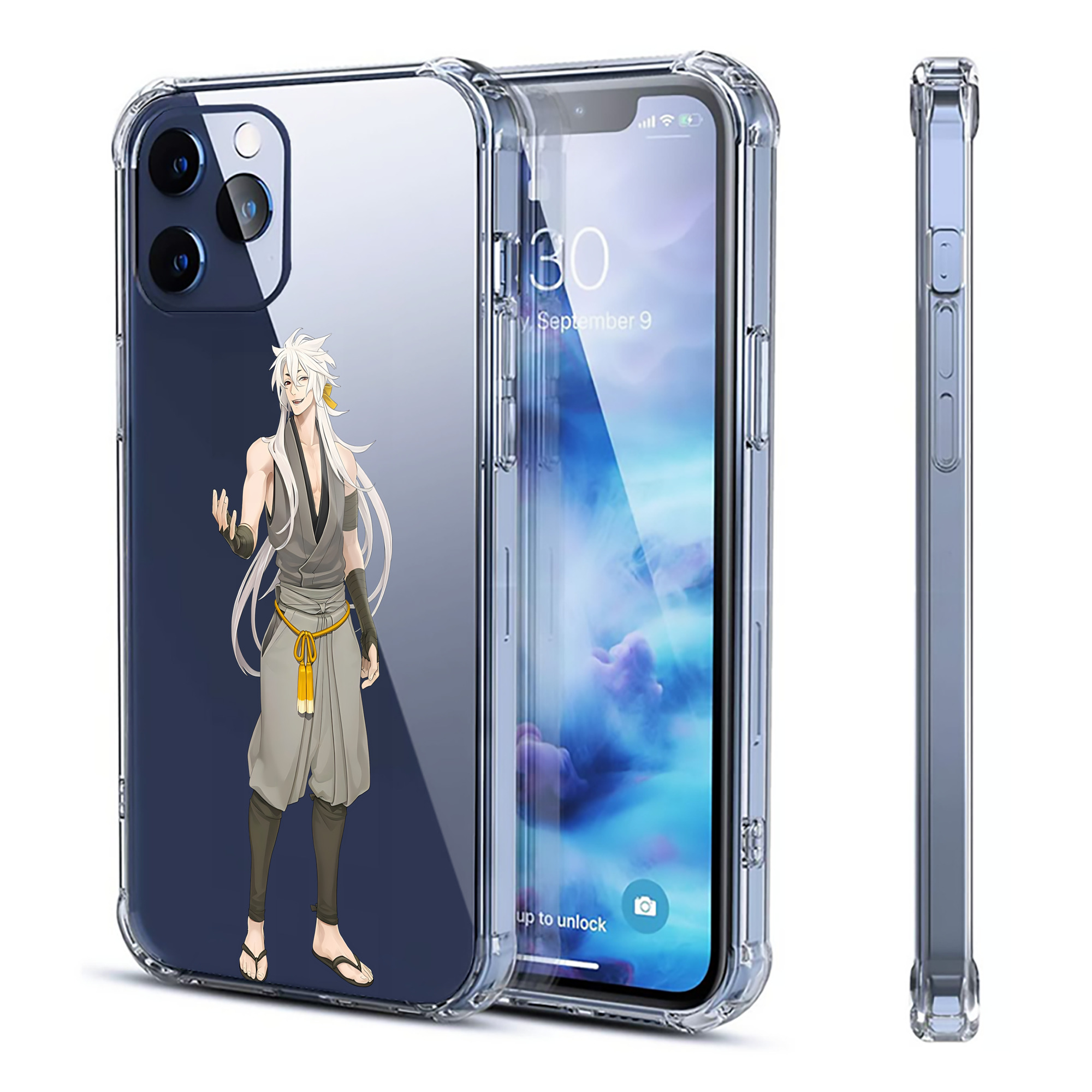 （画像用） 刀剣乱舞 Touken Ranbu 【iPhone 12シリーズ対応】透明スマホケース（クリアソフトケース）